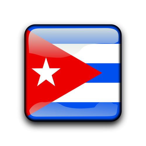 Bouton de vecteur de Cuba