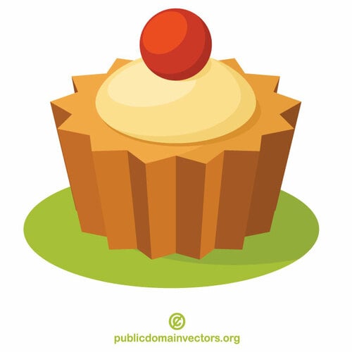 Image clipart vectoriel Cupcake