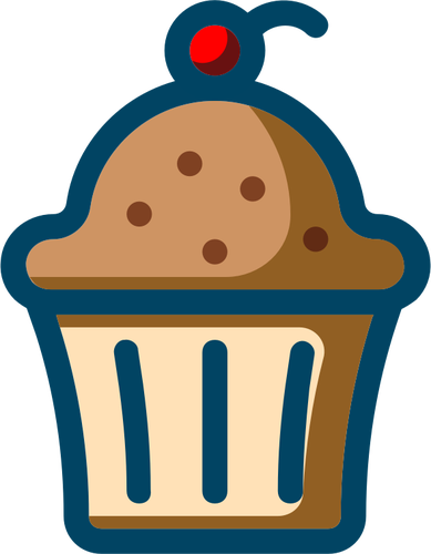 Verjaardag cupcake