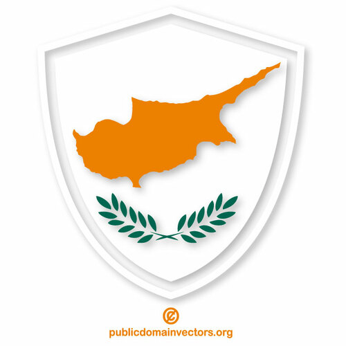 Zypern Flagge heraldischen Wappen