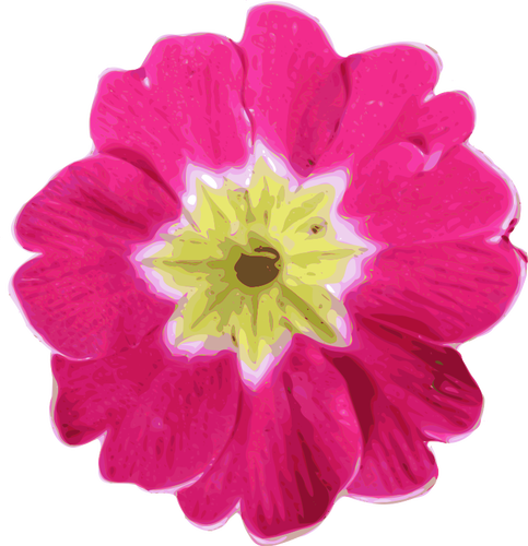 यथार्थवादी गुलाबी फूल
