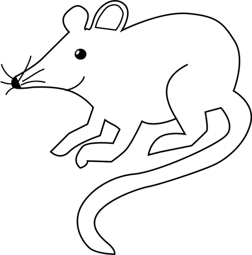 Illustration vectorielle de souris