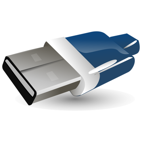 USB flash disk vektorové ilustrace