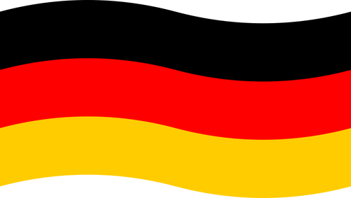 Flagga Tyskland vektorgrafik