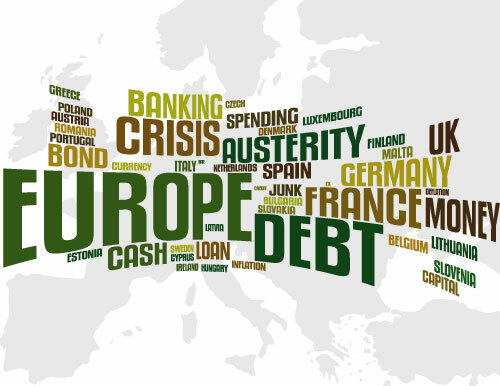 Euro crisis word cloud