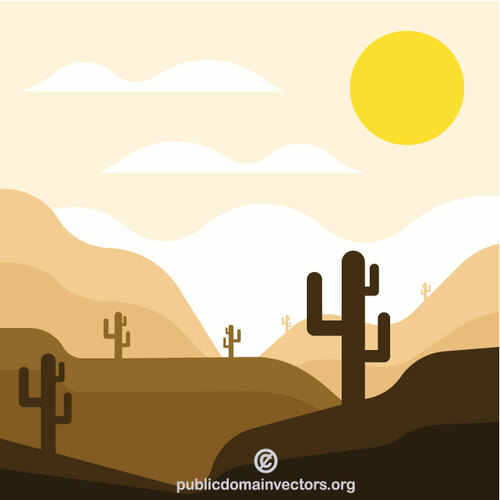 Cactus paisajes del desierto