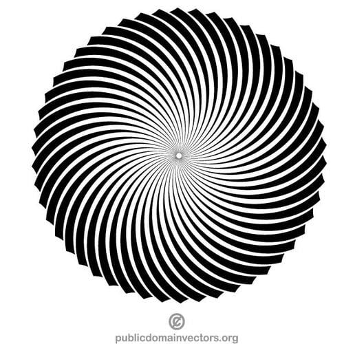 Bentuk bulat dengan balok radial