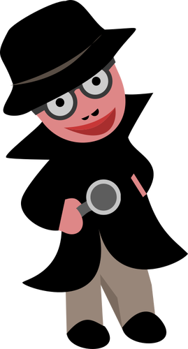 Detective vector image