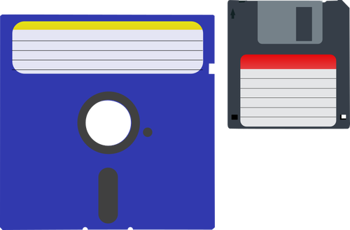 Twee diskettes