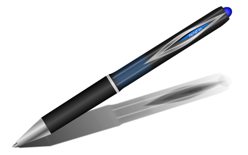 Blauwe pen vector afbeelding