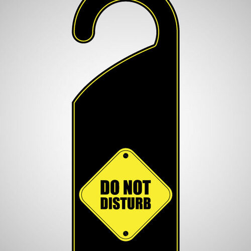 Door hanger sign