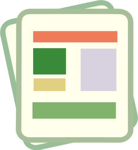 Pastelowe kolorowe smartphone ikonę obrazu wektorowego dokument finanse