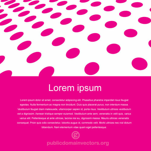 Page design with pink dots