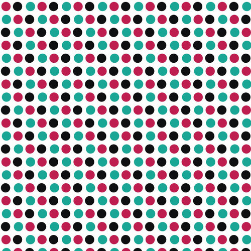 Polka dots vector pattern