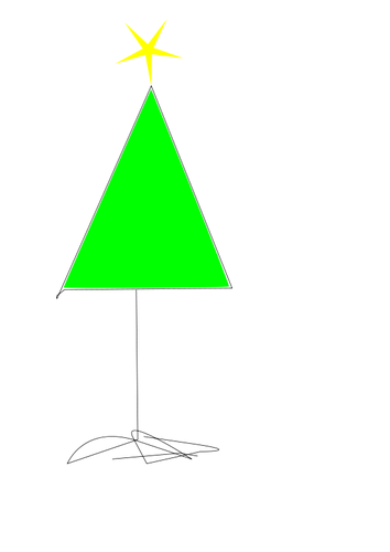 Simple Christmas tree graphics