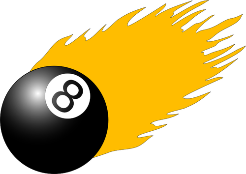 Billiard ball vektor image