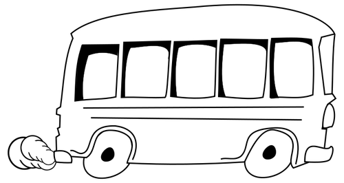 Bus vector graphics