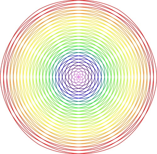 Fargerike spiral