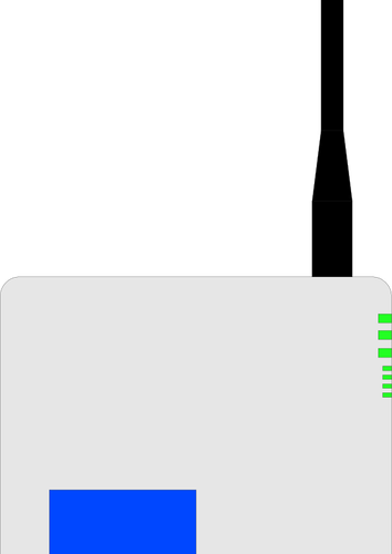 WiFi маршрутизатор WRT54GC векторное изображение