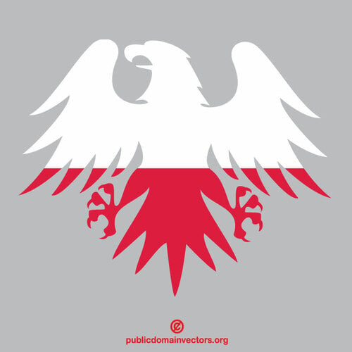 ポーランド国旗の紋章ワシ