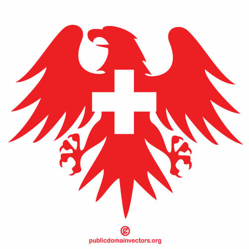 瑞士国旗标志鹰