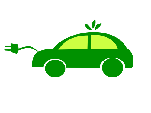 Elbilen vektor ClipArt