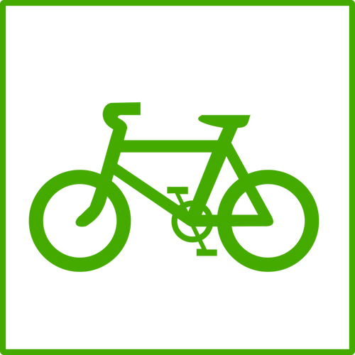 Эко велосипедов Векторный icon