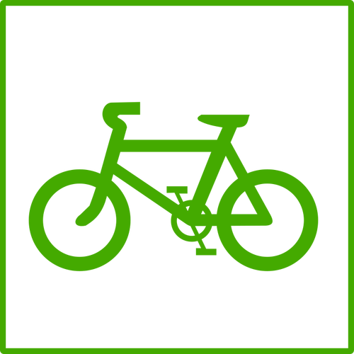 Eco cykel vektor icon