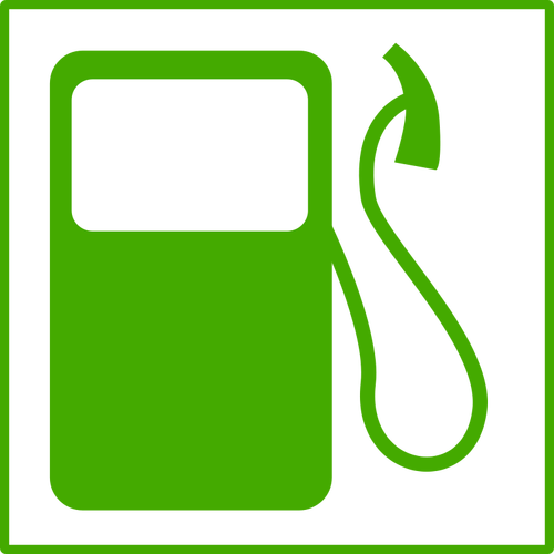 Icono de vector de combustible ecológico