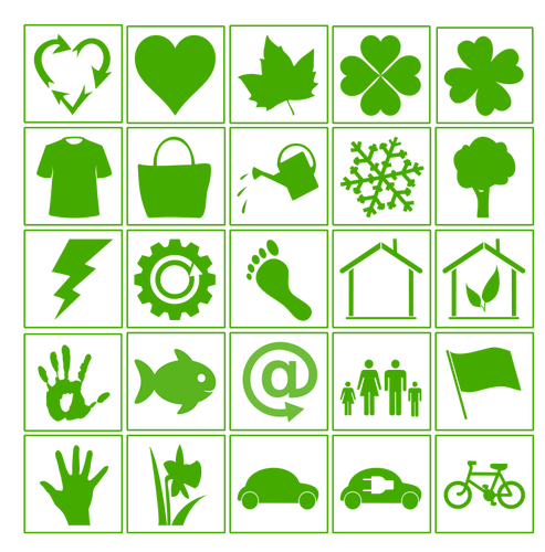 Eco-Vektor-Icons-Bilder