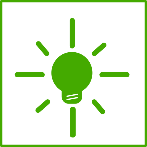 Eco sparen Energie-Vektor-Symbol