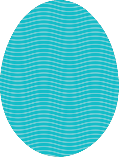 Les oeufs de Pâques bleus vector image