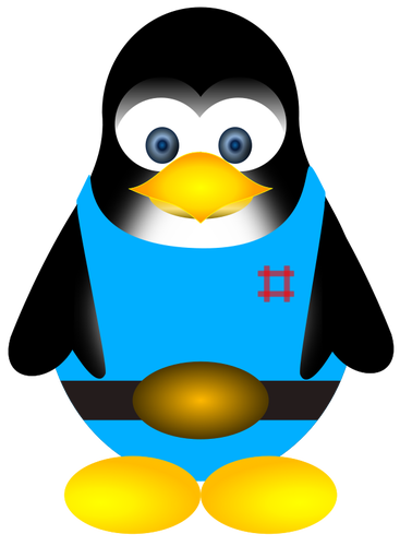 Tux wektorowej