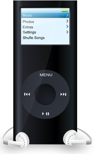 iPod-Media-Player-Vektor-Bild