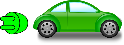 Elbilen vektor ClipArt