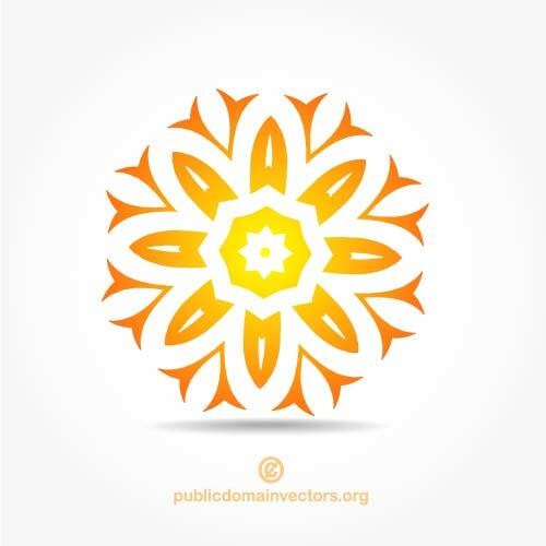 Floral logoen konseptet
