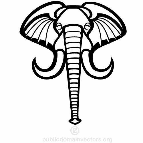 Olifant vectorafbeeldingen