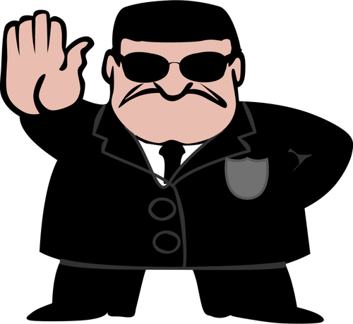 FBI-Agent-Vektor-ClipArt-Grafik