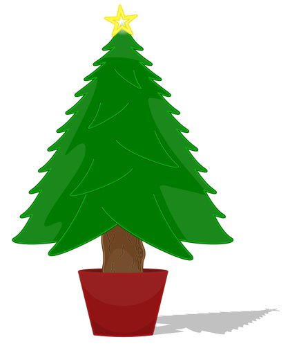 Vector lucioasă pomul de Crăciun
