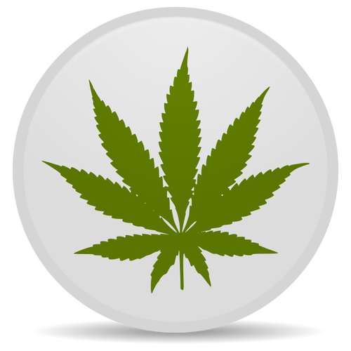 Marijuana simbol vector imagine