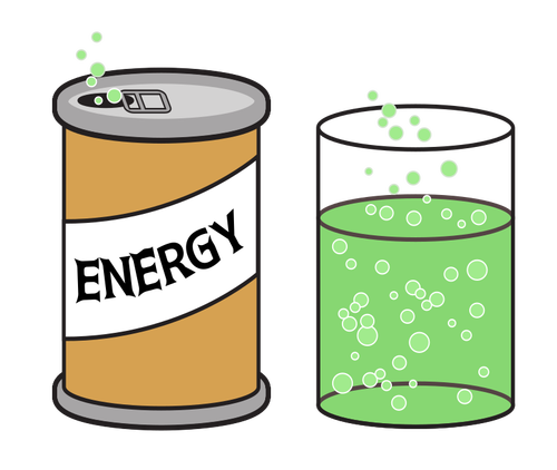 Bebida energética efervescente