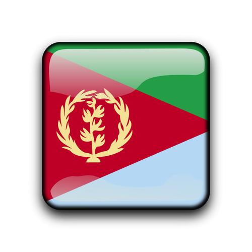 Bandera Eritrea vector brillante