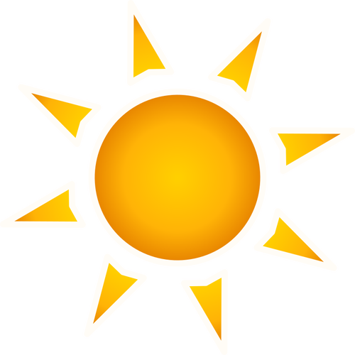 Sun symbol clip art