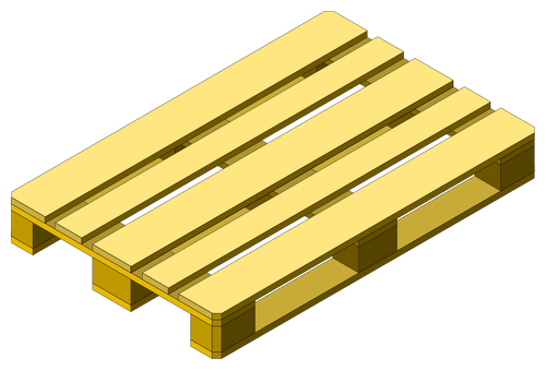 Zeichnung von Holzpaletten