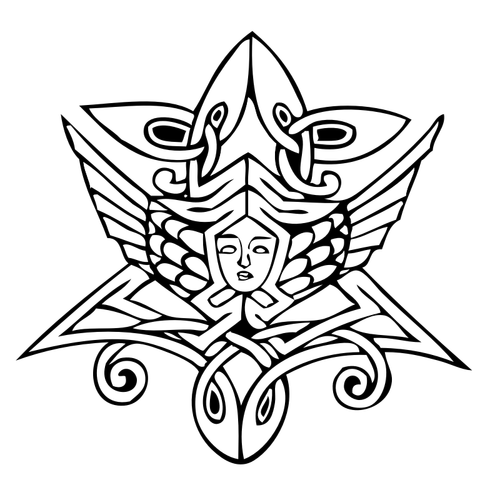Celtic stylizované dekorace