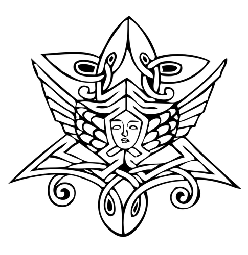 Celtic-styled dekoration