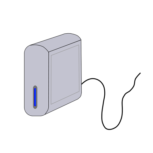 Graphiques vectoriels de disque dur externe