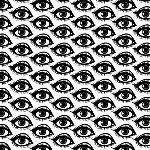 Eye seamless pattern