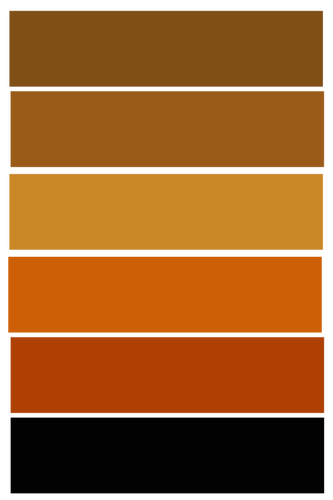 Herfst palet vector afbeelding