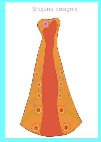 Color formal señoras vestido vector de la imagen